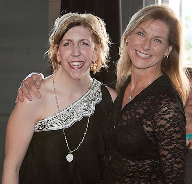 Make-A-Wish supporters Amy McCammond and Robin Shaughnessy arrive at the annual Summer Wishes event