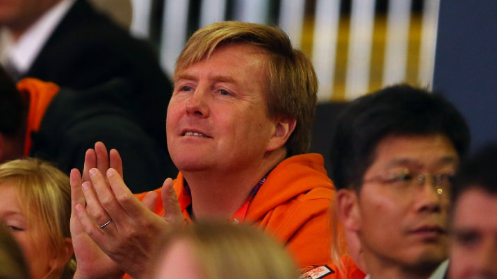 Prince Alexander of the Netherlands looks on during the Judo on Day 3 of the London 2012 Olympic Games at ExCeL.