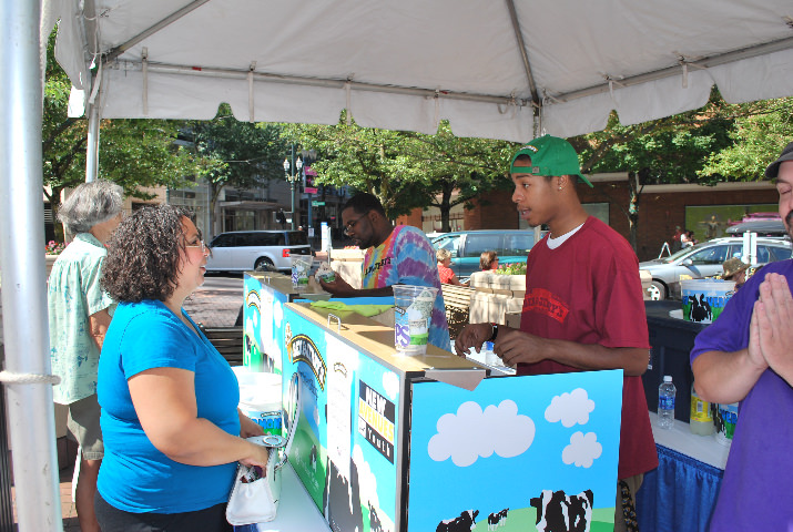 New Avenues For Youth were a hit because they dished out the Ben and Jerry's Ice Cream!