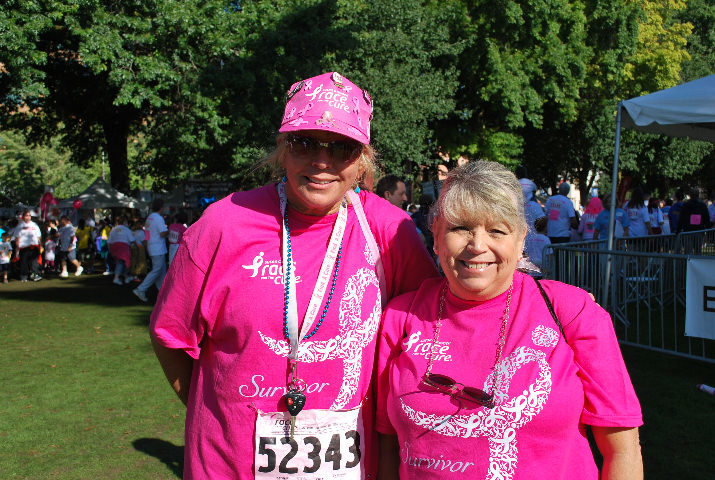 Michelle Price and Jackie were two of the hundreds of survivors inspired by the Race for the Cure!