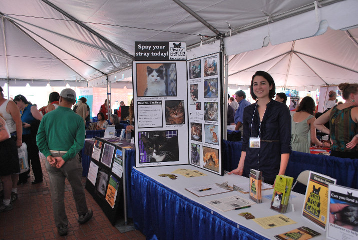 Reps from the Feral Cat Coalition of Oregon explained their work on behalf of local cats and kittens.