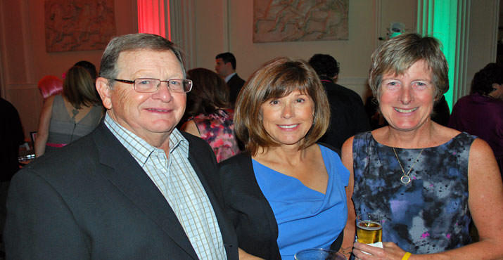 Norm Daniels, Rickie Daniels and Claire Hamill