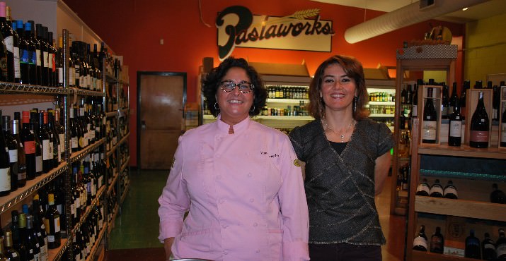 Lisa Schroeder from Mother's Bistro and Mirna Attar from