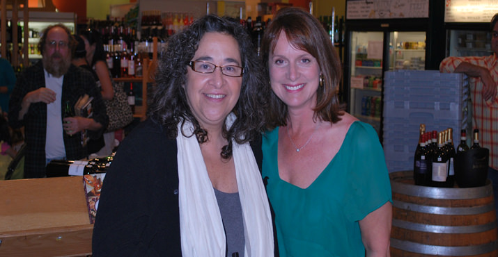 Author Laurie Wolf and PortlandSocietyPage.com editor, Elisa Klein