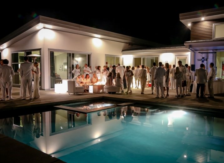 Riverdale's first annual White Party 2012 benefited from the terrific fall weather.