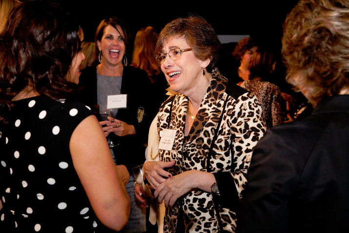 Lois Cohen sharing a laugh with Sarah Mensah