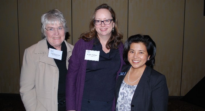 Cher Hinerman, Kristin Watkins and Kim Kono from the PCC Foundation