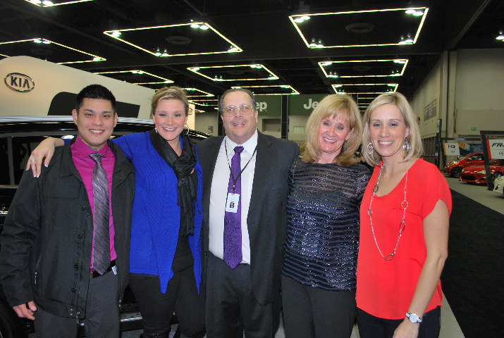 Alex Roosevelt, Andrea Lanpher, Bob Lanpher, Jr., Debbie Lanpher and Lyndsey Lanpher