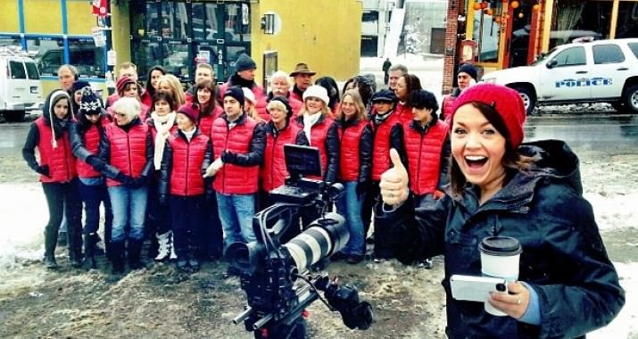 Volunteers are getting ready for the Sundance Film Festival