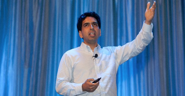 Keynote speaker Salman Khan earned a standing ovation when he shared his story of founding and growing Khan Academy to now seven million monthly users.  He emphasized its mission to provide “A free world class education for anyone anywhere,” and closed the event by stating his view that “Education should be a right, like drinking water.”