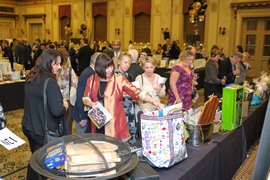 The Brilliance Benefit's silent auction, featuring over 200 items, kept guests bidding until the last minute.