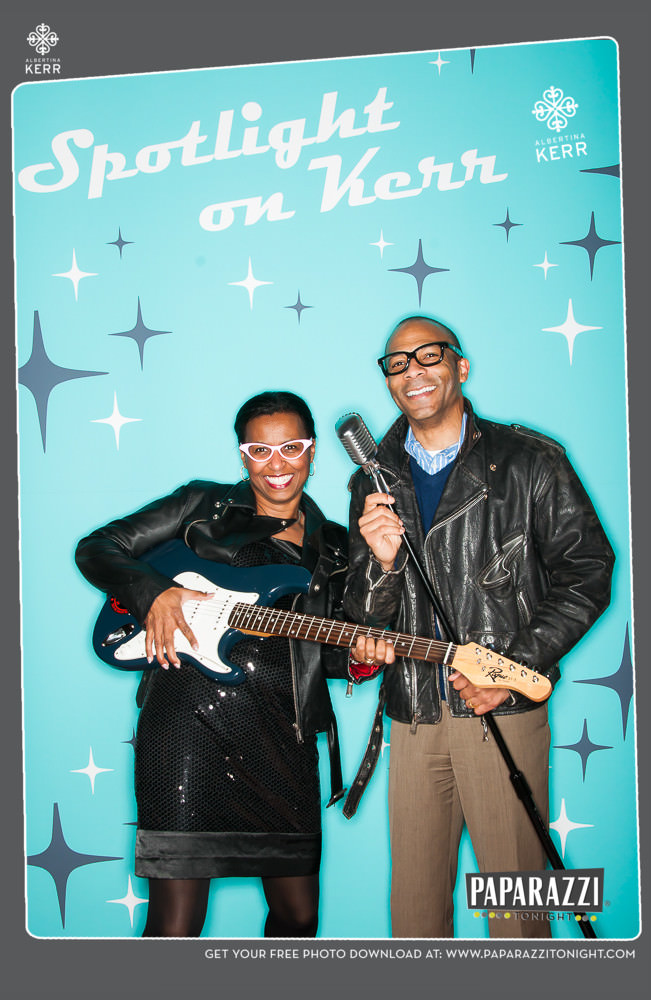 Denise Smith, and Albertina Kerr board member Rich Smith of Kaiser Permanente Northwest at the Rock Around the Clock at Albertina Kerr’s Spotlight on Kerr Gala