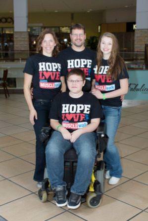 Koby Bonin and his Father Dennis, Mother Kindel and Sister Kiley – Koby is our 2013 State Goodwill Ambassador