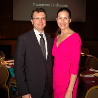 Museum Director Brian Ferriso with his wife Amy Pellegrin