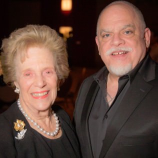 Chief Curator Bruce Guenther with Life Trustee Laura Meier