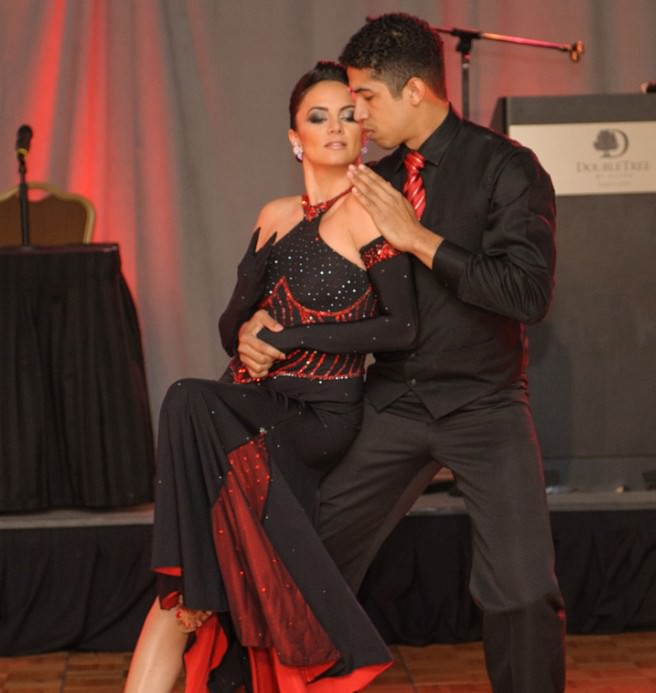 3.Katherine Cook, KGW NewsChannel 8 Reporter and Oregon Associated Press Awardee, wins the top dancing award of the night with a sensual and elegant tango with Fred Astaire of Portland's Malik Delgado.