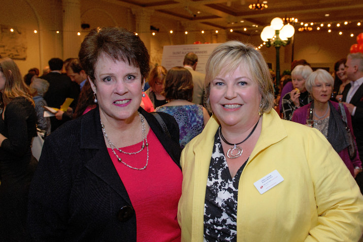 Lisa Lucas, Dress for Success Oregon Board of Directors, and Karen Fishel, Dress for Success Oregon Board of Directors and Co-Founder of Dress for Success Oregon.