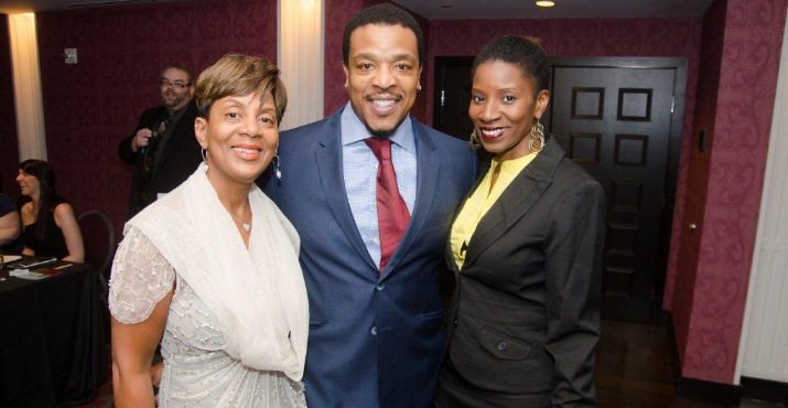 Carla Penn-Hopson with Russell and Denise Hornsby