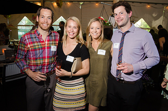 Peter Andrews, board member Maddie Andrews, Courtney Francis Campbell, and Courtney Campbell.