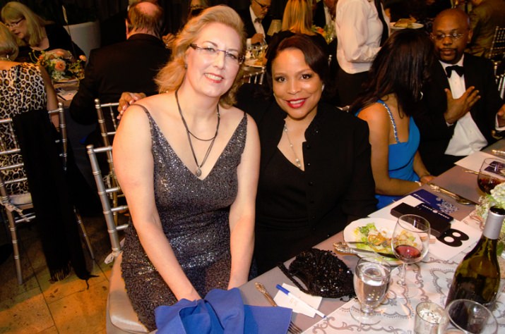 Legacy Emanuel Medical Center Chief Administrative Officer Lori Morgan, M.D., and Commissioner Loretta Smith. 
