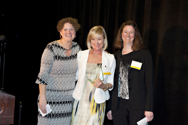 Linda Nilsen-Solares(Executive Director of Project Access NOW), Priscilla Lewis (Board Member of Project Access NOW and Accepting her award for her outstanding work connecting people to health care), and Sia Lindstrom (Board Chair of Project Access NOW)