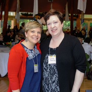 RRI staff and event planners Jen Williams, Donna Fleming