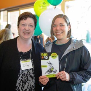 RRI staff and event planners Jen Williams, Donna Fleming