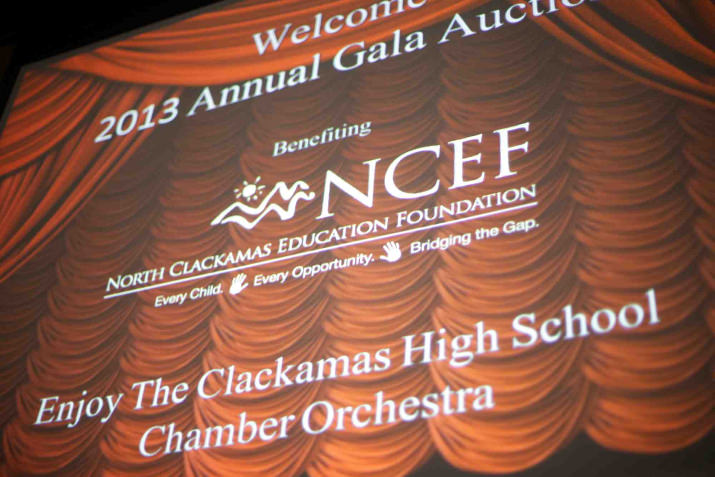 The evening was not only a fund-raising success for the programs NCEF supports, it also helps the NCEF build relationships with community members as we showcase the fine talents of North Clackamas students and illustrate how NCEF is bridging the gap for North Clackamas Schools. 