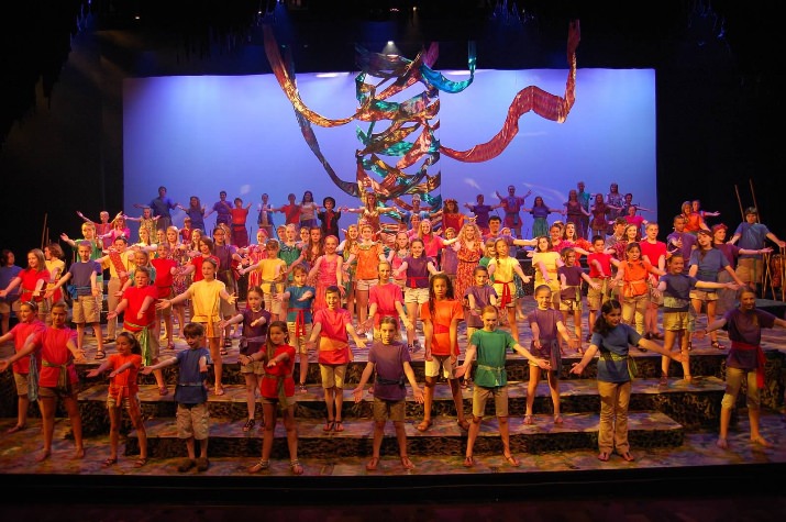 The cast of 2012's "Once on this Island"