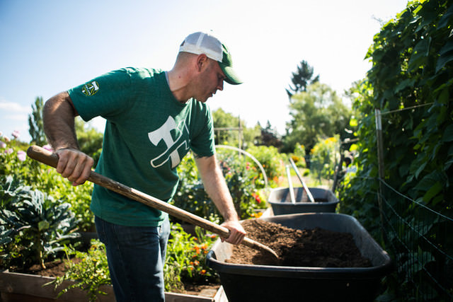 Volunteers tend to Beaverton’s Kennedy Community Gardens.