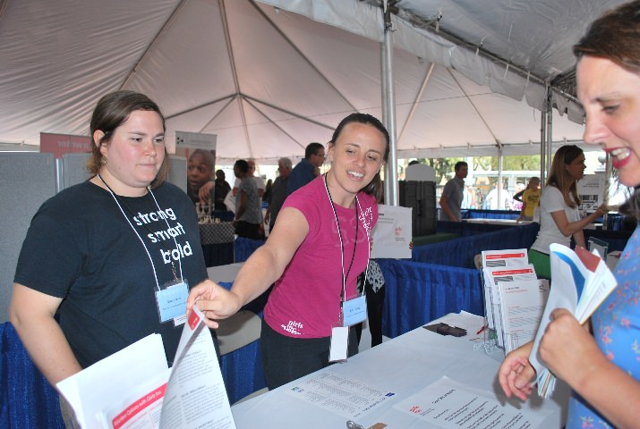 Grace Dyer and Kim Higley from Girls Inc. of NW Iregon