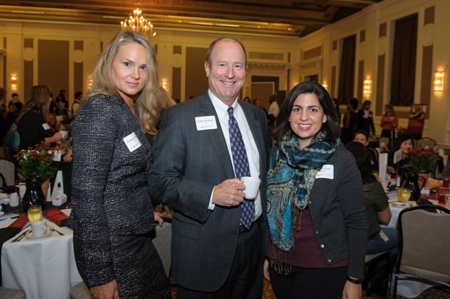 Monique Barton, Roger Hinshaw, and Nicole Frisch from Bank of America.