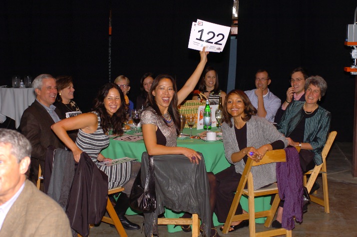 Auction guests raised the paddles high to support MTI's programs all around the world and here at home.