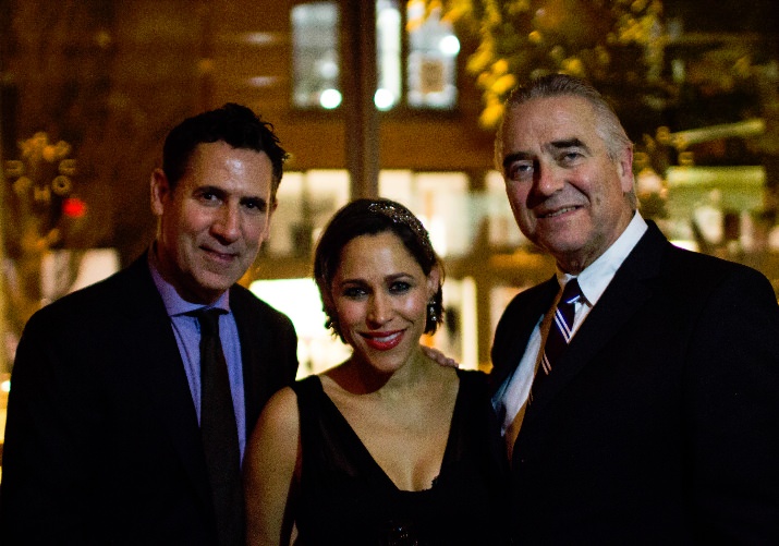 Bruce Carey of Bruce Carey Restaurants and Bluehour with China Forbes and German Consul General, Peter Rothen