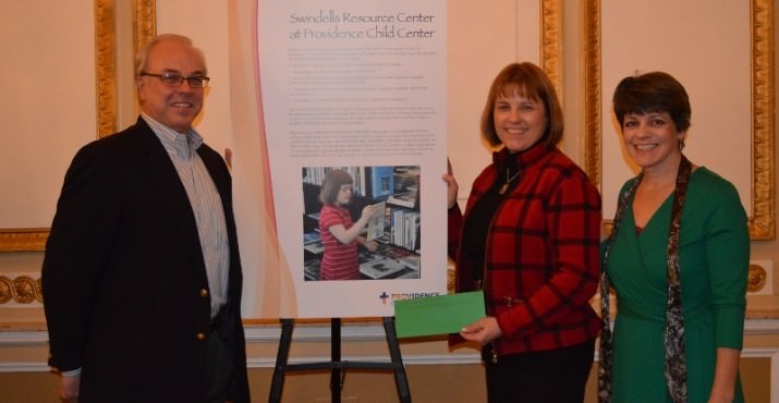 E.H. "Chip" Laizure, Jeanne Danielson, Karen Santangelo (Swindells Resource Center of Providence Child Center)