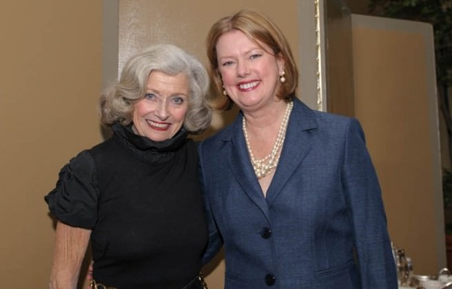 Gwyneth Gamble Booth, Master of Ceremonies and Carol Van Natta, President, AFP Oregon and SW Washington Chapter and Executive Director of the PeaceHealth Southwest Medical Center Foundation