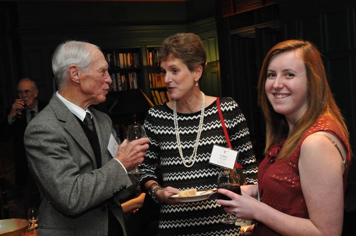 Lewis & Clark trustees,John Bates, and Libby McCaslin and her daughter, Frances McCaslin