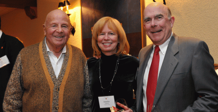 Gerry Frank, Lewis & Clark law professor, Jennifer Johnson and her husband, Paul Francis