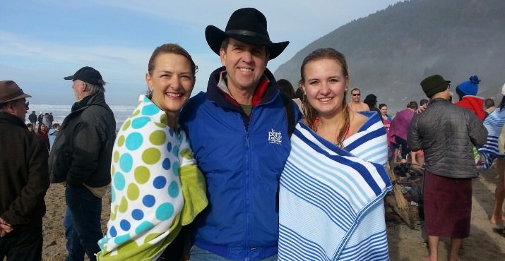 Eileen, Erick and Lauren Frack