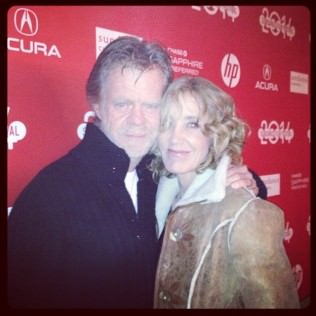 Director Wlliam H. Macy & Felicity Huffman were at the "Rudderless" premiere. 