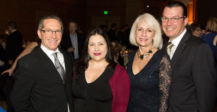Dan Ryan, CEO of All Hands Raised; Carmen Rubio, executive director of the Latino Network; Tracy Curtis, Wells Fargo Regional President for Oregon and SW Washington and husband, Rick Nagore