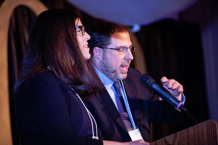 Amy and Doug Blauer, were the emcees of the evening.