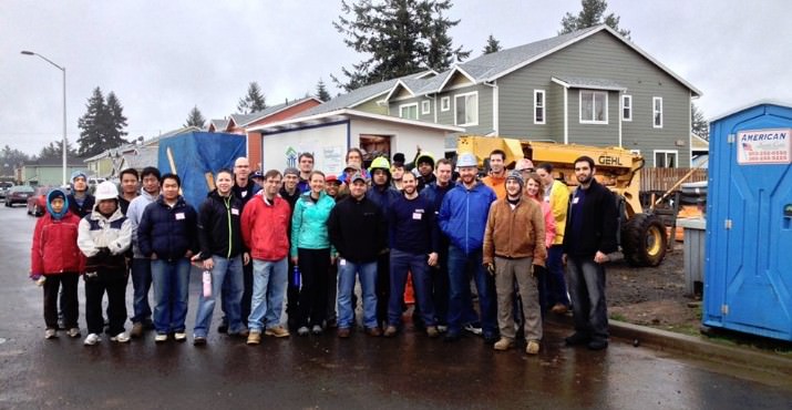 Huron provides time off to participate in philanthropic activities. “We are pleased to work with Habitat for Humanity Portland/Metro East,” said James H. Roth, chief executive officer and president, Huron Consulting Group. “We have a large employee base in Portland, and it is one of many cities that our employees call home. Civic involvement is extremely important to Huron, and we are pleased to lend our time to such an outstanding organization.”