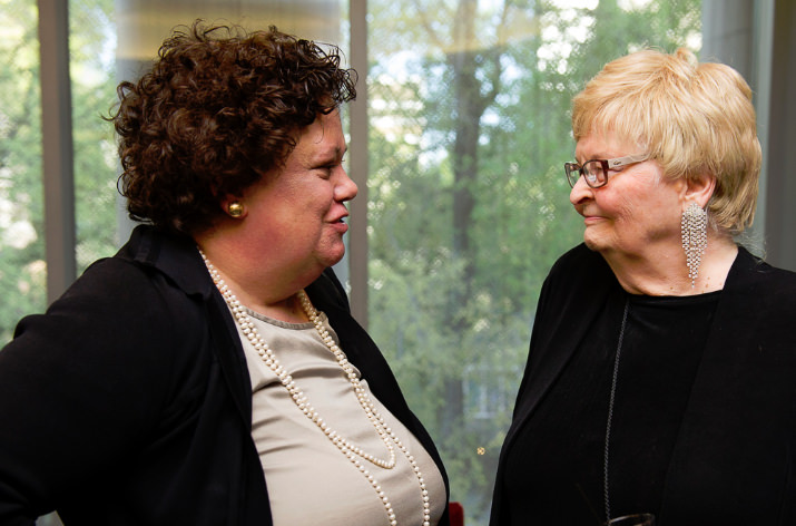 The Honorable Judge Nan Waller and 2014 Stephen B. Herrell Award recipient Jackie Gango