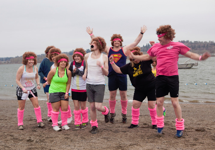 Members of Oregon Law Enforcement enjoy the fun.