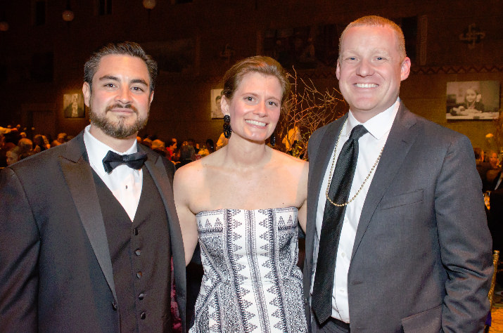 Ben Montoya with wife & event co-chair Kelly Montoya and Andrew Over