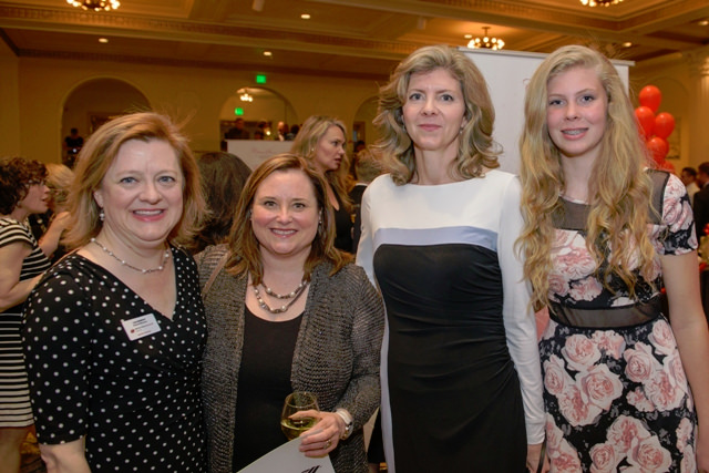 Lisa Murphy, Dress for Success Oregon Board of Directors; Peggy Maguire, Cambia Health Solutions; Angela Dowling, Regence BlueCross BlueShield of Oregon; Olivia Dowling. 