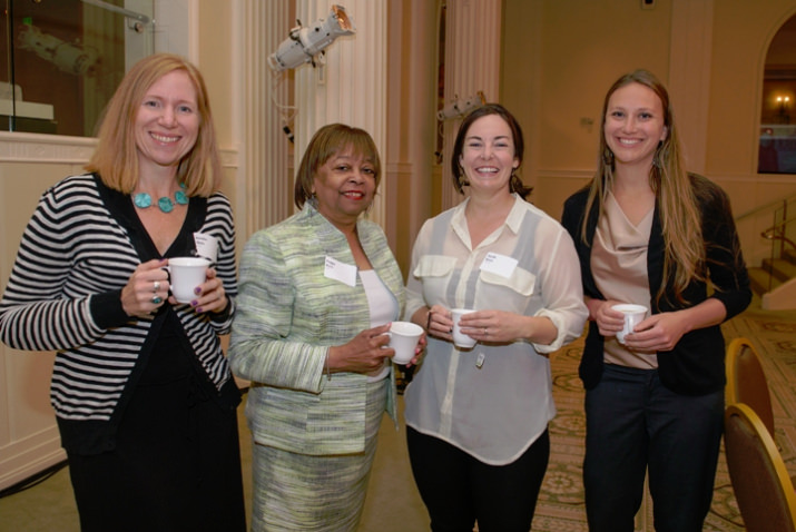 Staff from Planned Parenthood Columbia Willamette staff came out to support the breakfast