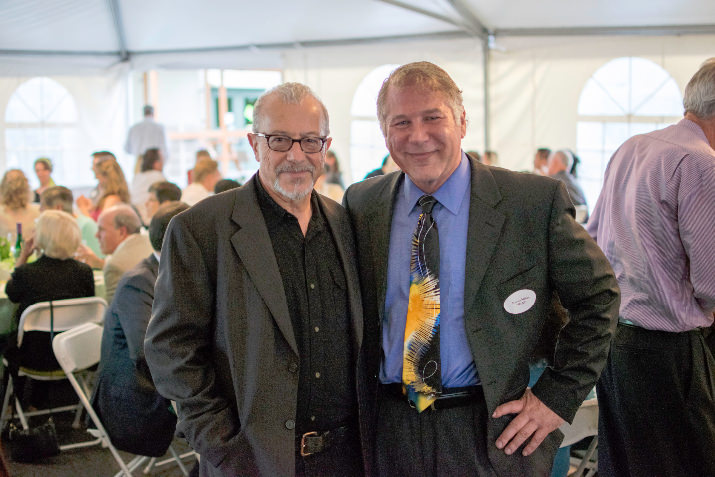 Poet, author and NPR commentator Andrei Codrescu and NCNM Assistant Professor Marcus Miller, MD, ND. Mr. Codrescu was the gala keynote speaker and Dr. Miller was gala co-host with NCNM President David J. Schleich.