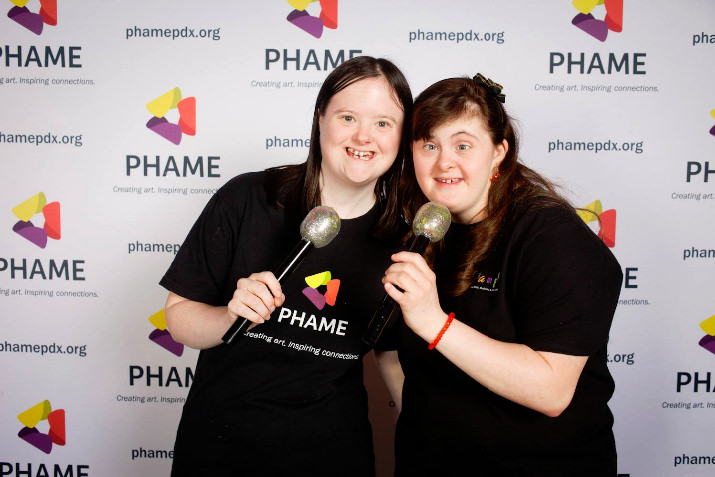 PHAME fans crowded the photo booth to preserve memories for the next 30 years.